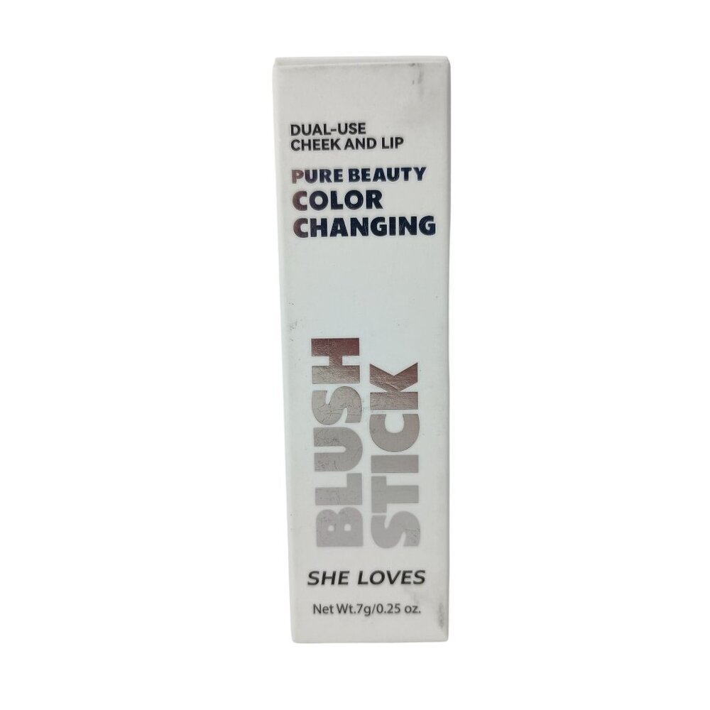 Dual-Use Cheek And Lip Pure Beauty Color Changing Blush Stick She Loves 0.25oz.